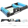 home trainer velo Support D'entraînement À Roulettes For Vélo D'intérieur, Table De Cyclisme Réglable, Exercice Silencieux, Fitn