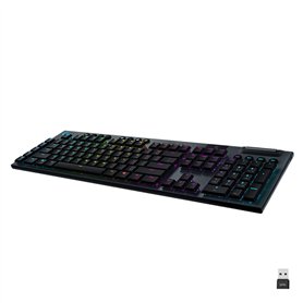 Logitech G - Accessories G915 Lightspeed Clavier de Jeu mécanique sans Fil à Profil Bas GL-Touches tactiles