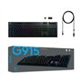 Logitech G - Accessories G915 Lightspeed Clavier de Jeu mécanique sans Fil à Profil Bas GL-Touches tactiles, LIGHTSYNC RGB, Desi