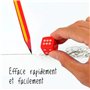 Magicat Gomme à Dés Set I 12 cubes gomme pour enfants I 4 Crayon flexible Inclus I fourniture scolaire kawaii, affaire scolaire,