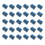 Aihasd 30 pièces KF301-3P Terminal à vis Panneau de jonction PCB Pitch 5.08mm 3 Pin Terminal d'impression 300V 16A