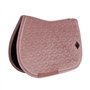 Tapis de selle PONY - Vieux rose - Velours - Saut d'obstacles