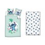 AYMAX Parure de Lit Stitch 3 Pièces Verte