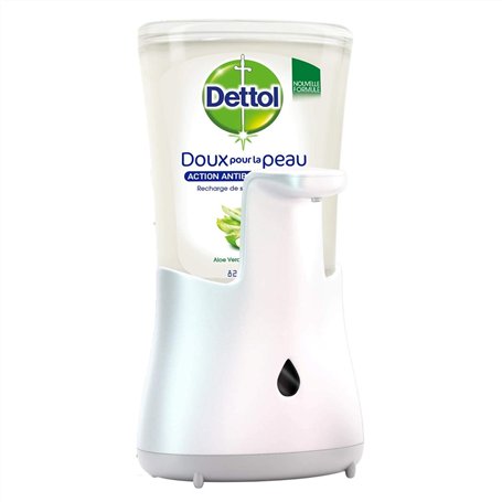 Dettol No-Touch Distributeur Automatique de Gel Lavant Mains - 1 Distributeur et une recharge de 250 ml