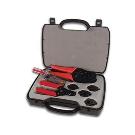 KIT COMPLET AVEC PINCE À SERTIR POUR COAX