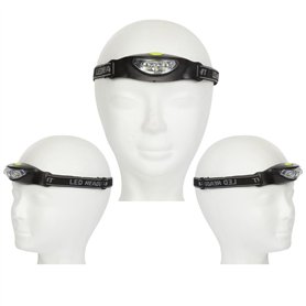 VELLEMAN - EHL7N - Lampe frontale LED ultra lumineuse pour randonnée