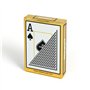 COPAG - Jeu de 55 Cartes Poker 100% Plastique - Texas Hold'em - Jumbo Face - 2 Index –- Résistant et Professionnel – Coloris noi