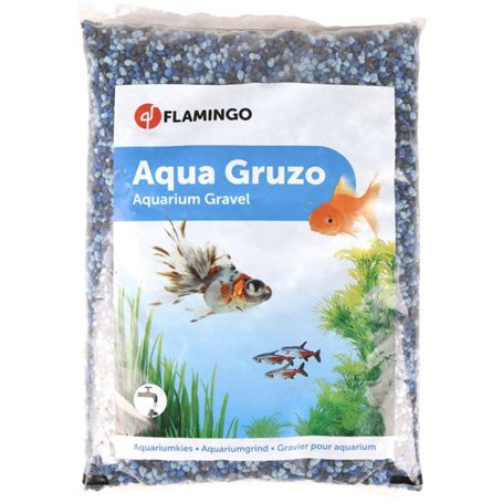 FLAMINGO - GRAVIER - Bleu/Noir - 1KG