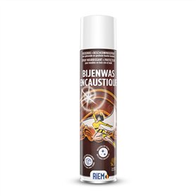 RIEM - Encaustique 300 ml - Spray Nourrissant et Protecteur pour Meubles en Bois Ciré et Huilé - Nourrit - Fait Briller - Atténu