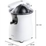 Presse agrumes avec levier - DOMO - DO9269J - 160 W - 460 ml - Blanc