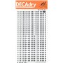 Apli DD52F - Chiffres transfert noirs - 4 mm - 528 caractères