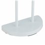 Relaxdays Porte-Serviettes, 3 Barres, métal, HxLxP: env. 83 x 39 x 18 cm, Porte-vêtements Non Fixe, Blanc