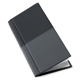 Elami Porte-cartes de visite 64 Pochettes Noir