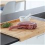 Point-Virgule Planche pour Plan de Travail avec rainure en Bambou, Accessoire Cuisine, 60 x 40 x 7 cm