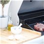 Point-Virgule Planche pour Plan de Travail avec rainure en Bambou, Accessoire Cuisine, 60 x 40 x 7 cm