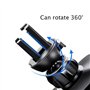 HZHUNS Support Telephone Voiture Grille Aération pour Citroen C4, Porte Téléphone Réglable et Rotatif à 360°, Support de Smartph