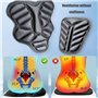 KPIRXO 2 Pièces Coussin De Selle Moto pour Triumph Speed Triple 1050 RS, 3D Selle Confort Moto Coussin De Siège De Moto Absorban