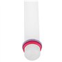 Rouleau a Patisserie de 22cm, Rouleau Patisserie Plastique Rouleau à Pâtisserie Portable with Bagues en Silicone pour Gâteau Fon