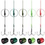 Tresse Dorisea 1000 m - 100 % polyéthylène - Ligne de pêche 6, tressée - Test 227 kg - Résiste à l'abrasion - Ne s'étire pas - P