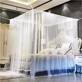 Moustiquaire de lit Grande Moustiquaire Filet Baldaquin