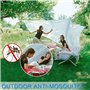 Moustiquaire de lit Grande Moustiquaire Filet Baldaquin, Convient pour Lit Simple et Double
