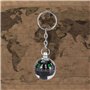 Wincal Boule Porte-clés boussole-28mm Porte-clés sphérique Boussole remplie de Liquide pour Camping randonnée Voyage en Plein ai