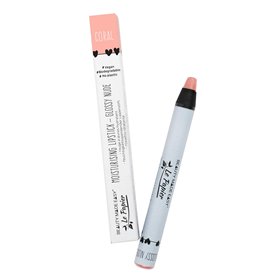 Beauty Made Easy Le Papier Moisturizing lipstick - Glossy Nudes - CORAL. Plastic Free