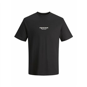 T-shirt à manches courtes homme Jack & Jones JORVESTERBRO TEE SS 12240121 Noir