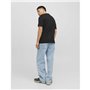 T-shirt à manches courtes homme Jack & Jones JORVESTERBRO TEE SS 12240121 Noir