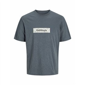 T-shirt à manches courtes homme Jack & Jones JORSPLIT AOP BRANDING TEE 12272993 Gris