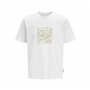 T-shirt à manches courtes homme Jack & Jones JCOTARMAC CAMO FRONT TEE 12273239 Blanc