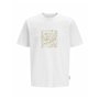 T-shirt à manches courtes homme Jack & Jones JCOTARMAC CAMO FRONT TEE 12273239 Blanc