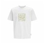 T-shirt à manches courtes homme Jack & Jones JCOTARMAC CAMO FRONT TEE 12273239 Blanc