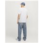 T-shirt à manches courtes homme Jack & Jones JCOTARMAC CAMO FRONT TEE 12273239 Blanc