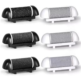 FiTspi Lot de 6 têtes de rechange compatibles avec les râpes à pieds Scholl/Essy/ShoRan/Ratukall/Pedi
