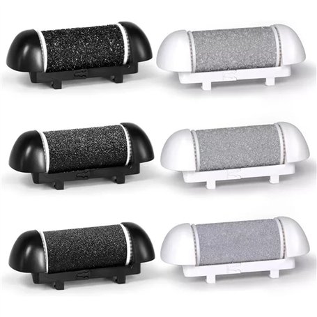 FiTspi Lot de 6 têtes de rechange compatibles avec les râpes à pieds Scholl/Essy/ShoRan/Ratukall/Pedi