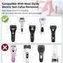 FiTspi Lot de 6 têtes de rechange compatibles avec les râpes à pieds Scholl/Essy/ShoRan/Ratukall/Pedi, kit de pédicure pour talo