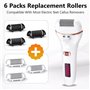 FiTspi Lot de 6 têtes de rechange compatibles avec les râpes à pieds Scholl/Essy/ShoRan/Ratukall/Pedi, kit de pédicure pour talo