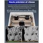 ATOMSTACK P1 Machine à Graver Laser Dual, Mini Découpeuse Laser avec Laser Diode 5W et Laser Infrarouge 1.2W, Gravure Laser Port