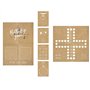 PartyDeco Ensemble de Jeux pour Enfants de Mariage, Jeux Divers, Jeu de Plateau de Peinture, 37 pièces.