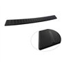 Avisa Protection de seuil arrière INOX Noir Mat Compatible avec Peugeot 3008 III 2024- 'Ribs'