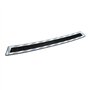 Avisa Protection de seuil arrière INOX Noir Mat Compatible avec Peugeot 3008 III 2024- 'Ribs'