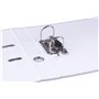 DONAU Master Lot de 10 Classeurs de Bureau/Fins Format A4 7,5 cm avec Couverture en Plastique PP/Carton/Gris/Certificat FSC/fabr