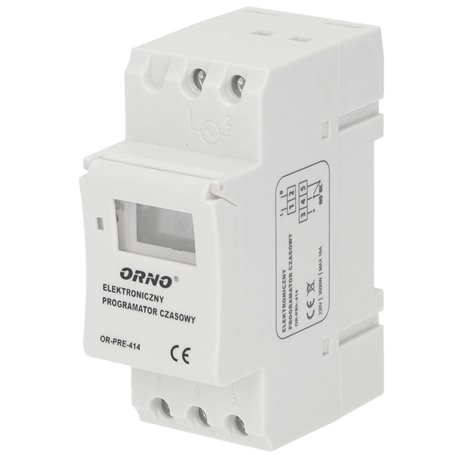 Module Rail DIN avec programmateur et écran LCD - Orno