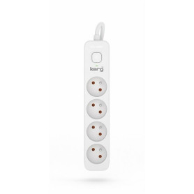 Rallonge 4 prises Schuko avec interrupteur Kerg M02391 (1