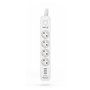 Rallonge 4 prises Schuko avec interrupteur Kerg M02414 (3 m)