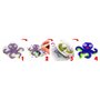 La Manuli Perles à Repasser Lumineuses - Set Créatif pour Enfants, 5 Motifs Animalier, Perles Brillantes dans le Noir, Activité 
