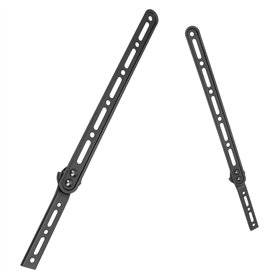 Maclean MC-912 Support Universel pour Barre de Son jusqu'à 15 kg pour Montage sous ou au-Dessus de la TV