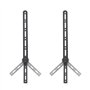 Maclean MC-912 Support Universel pour Barre de Son jusqu'à 15 kg pour Montage sous ou au-Dessus de la TV