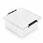 moxom SimpleStore Boite Rangement Carré ca. 18 l - Boite De Rangement Plastique 39 x 39 x 16